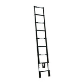 Black 2.6m Portable Telescopic Ladder With Carry Bag